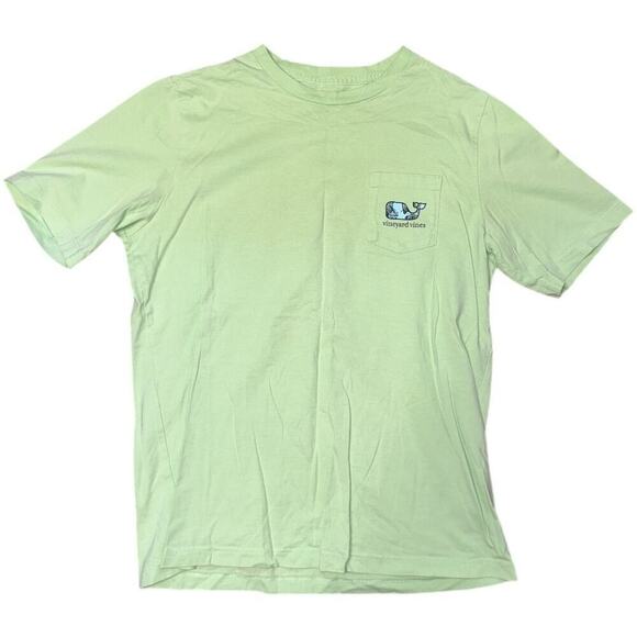 Vineyard Vines Green Graphic Whale Tee Shirt Youth Size M - Picture 1 of 4